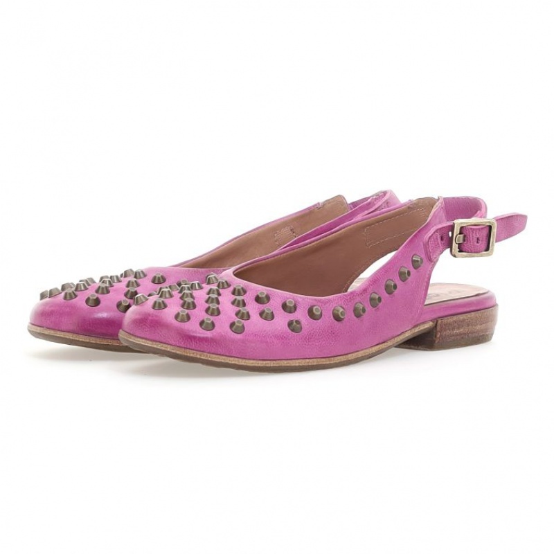 A.S.98 Zola flat shoes Dame Fuchsia | NO-QYFHJC519