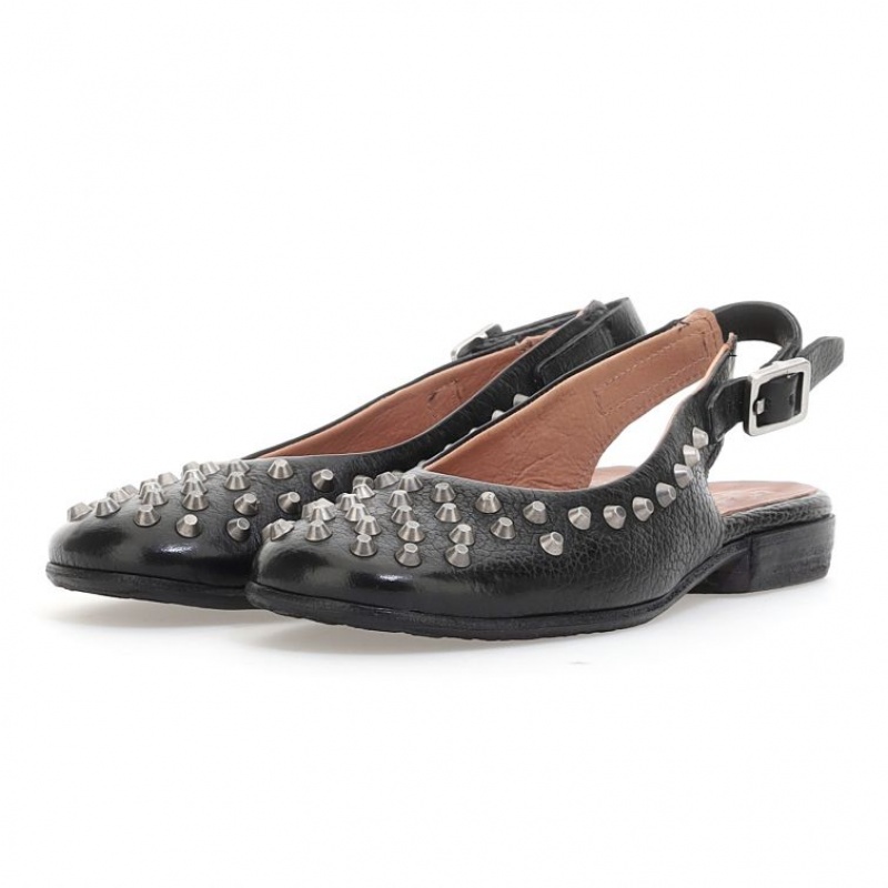 A.S.98 Zola flat shoes Dame Svarte | NO-ASXOTF792