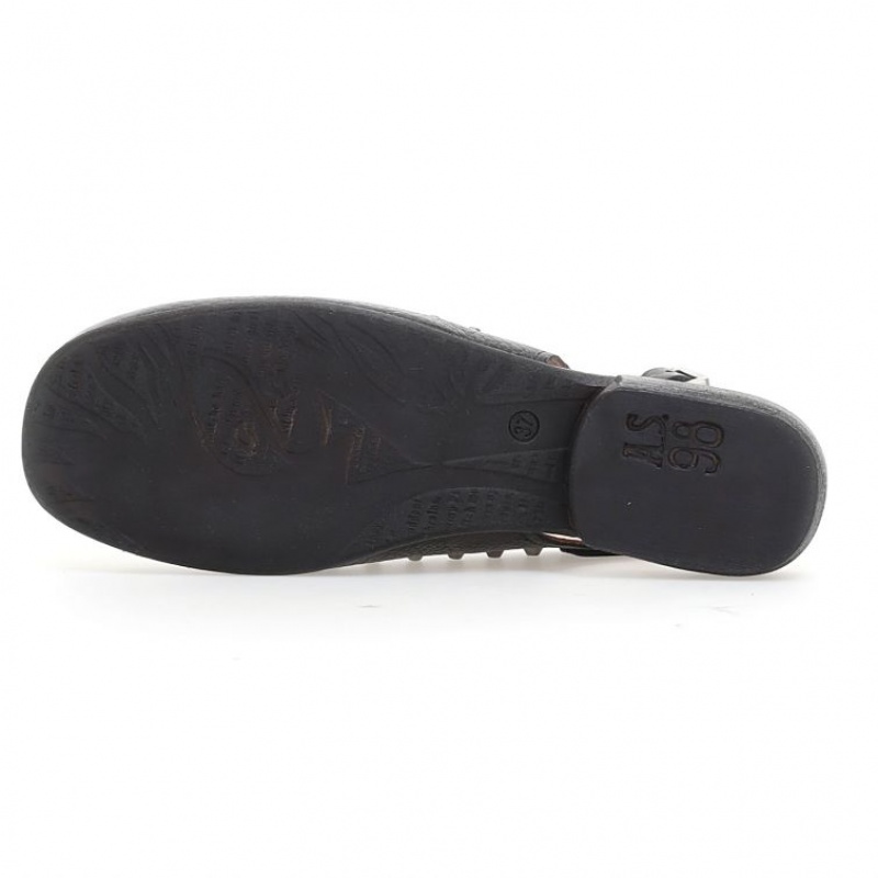 A.S.98 Zola flat shoes Dame Svarte | NO-ASXOTF792