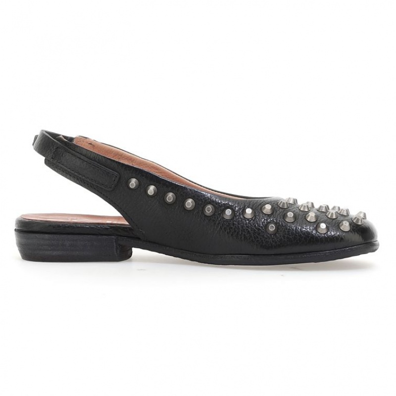 A.S.98 Zola flat shoes Dame Svarte | NO-ASXOTF792