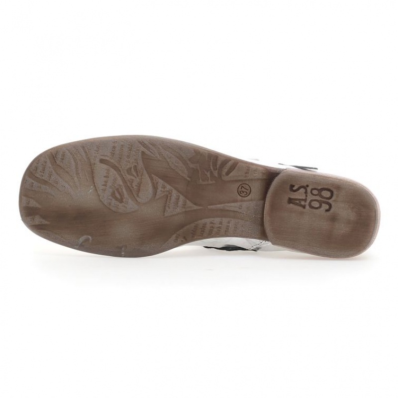A.S.98 Zowie flat shoes Dame Sølv | NO-RYLXGO375