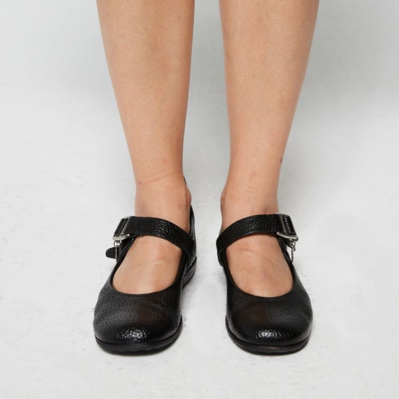A.S.98 Zowie flat shoes Dame Svarte | NO-YNJICG713