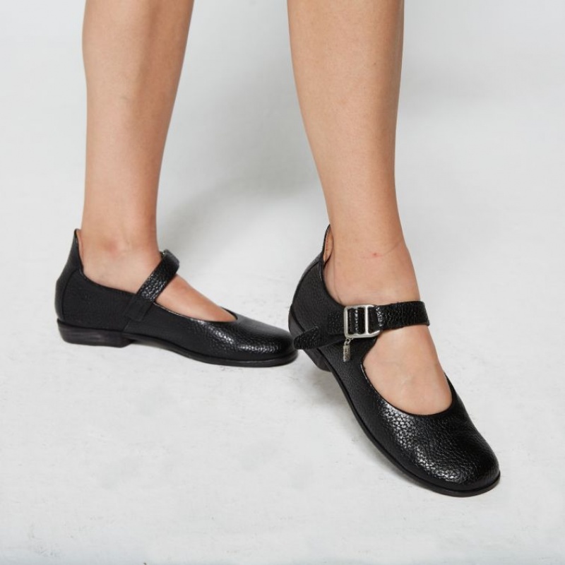 A.S.98 Zowie flat shoes Dame Svarte | NO-YNJICG713
