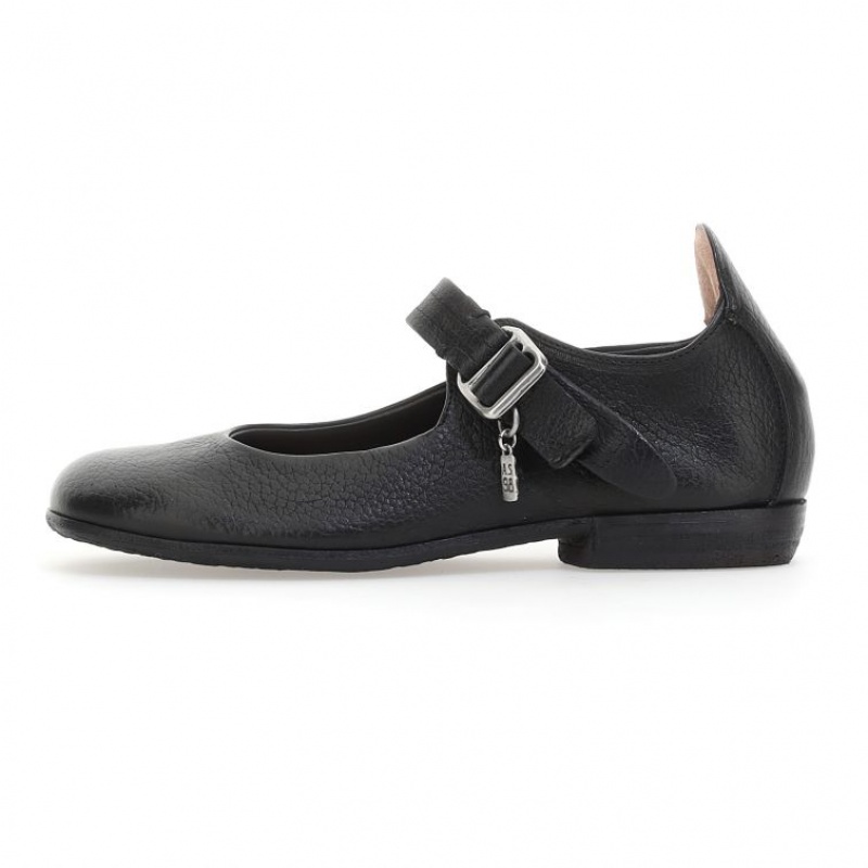 A.S.98 Zowie flat shoes Dame Svarte | NO-YNJICG713
