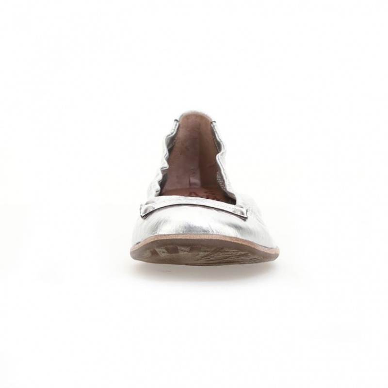 A.S.98 Zula flat shoes Dame Sølv | NO-JMAEQN524