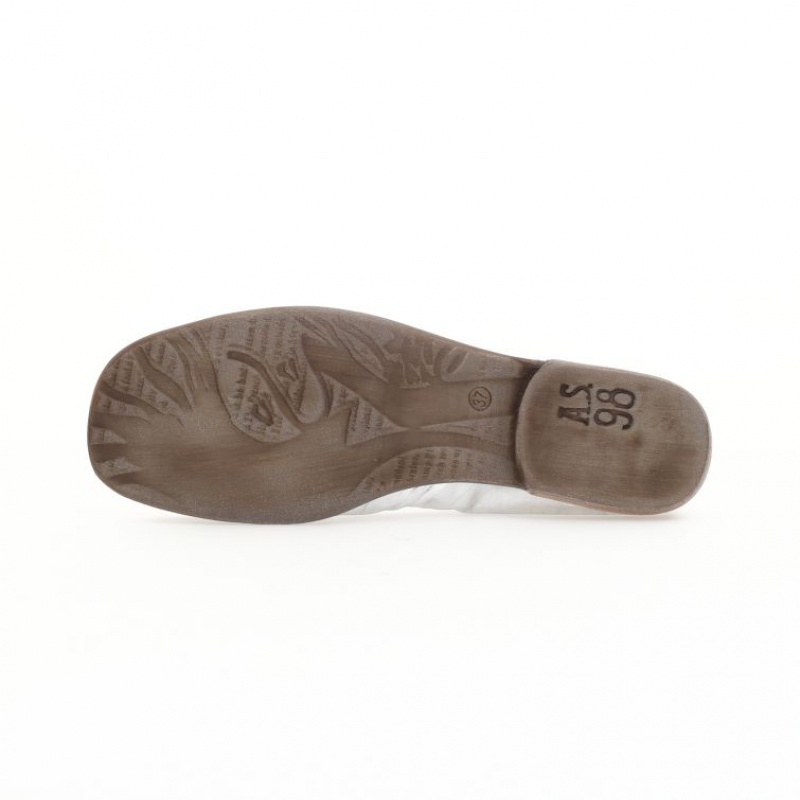 A.S.98 Zula flat shoes Dame Sølv | NO-JMAEQN524