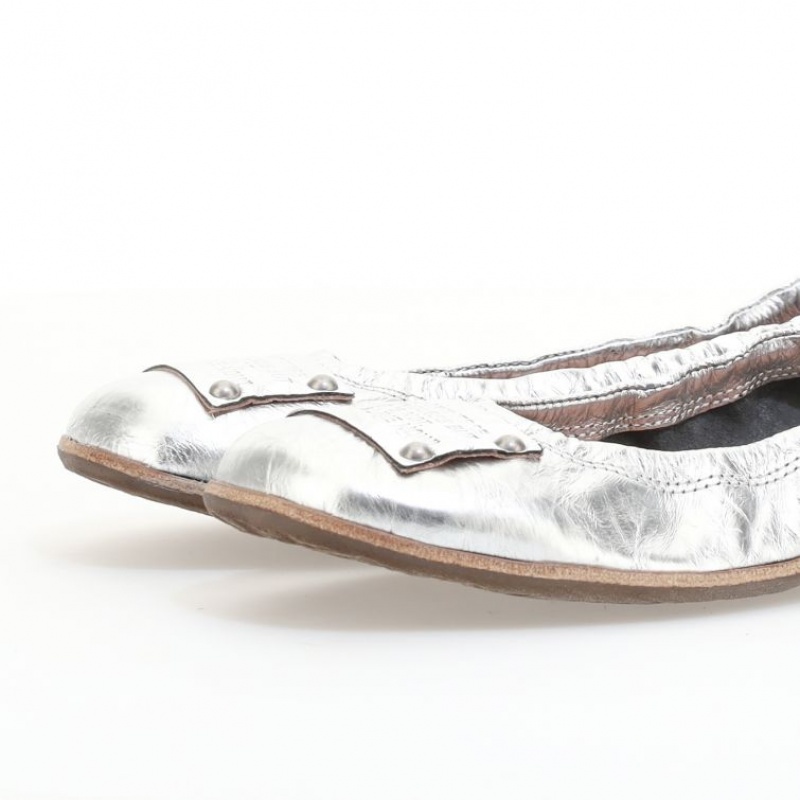 A.S.98 Zula flat shoes Dame Sølv | NO-JMAEQN524