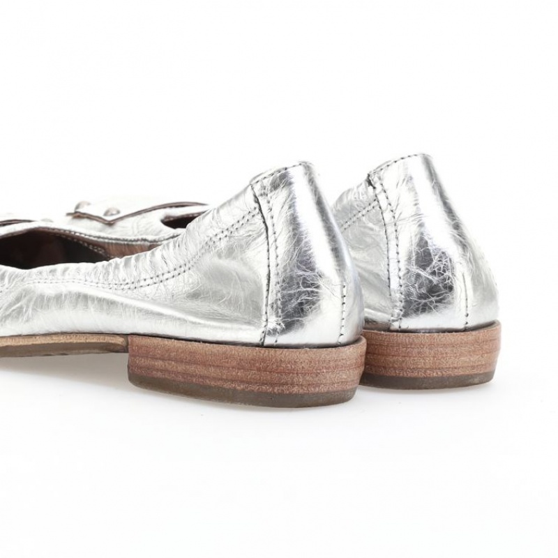 A.S.98 Zula flat shoes Dame Sølv | NO-JMAEQN524